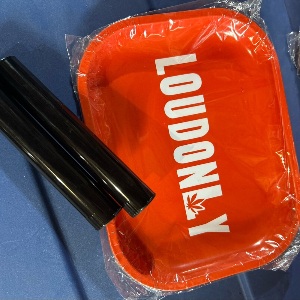 Loud Only  Rolling Tray Set with 2 Holders
